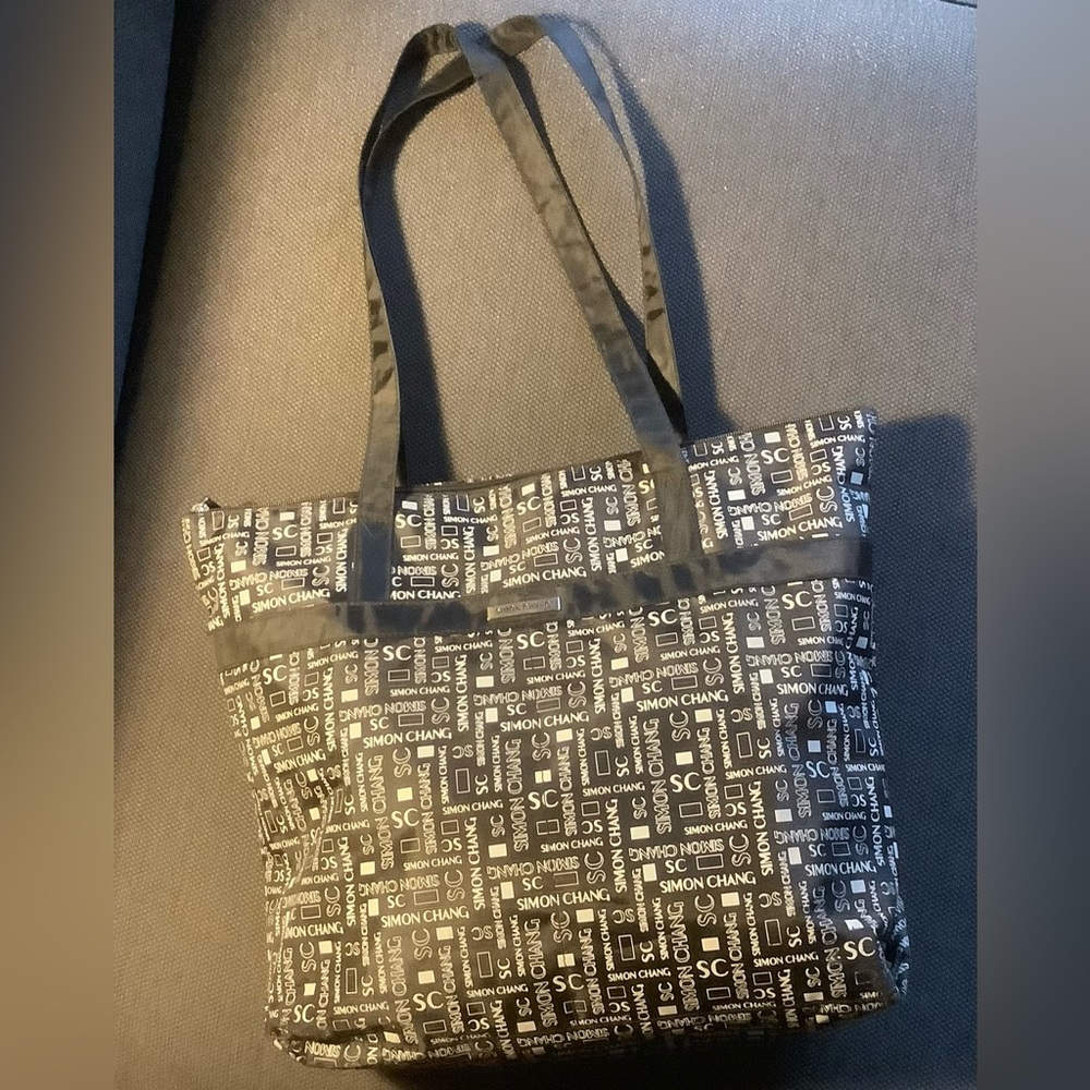 Simon Chang for Avon Black Tote Bag